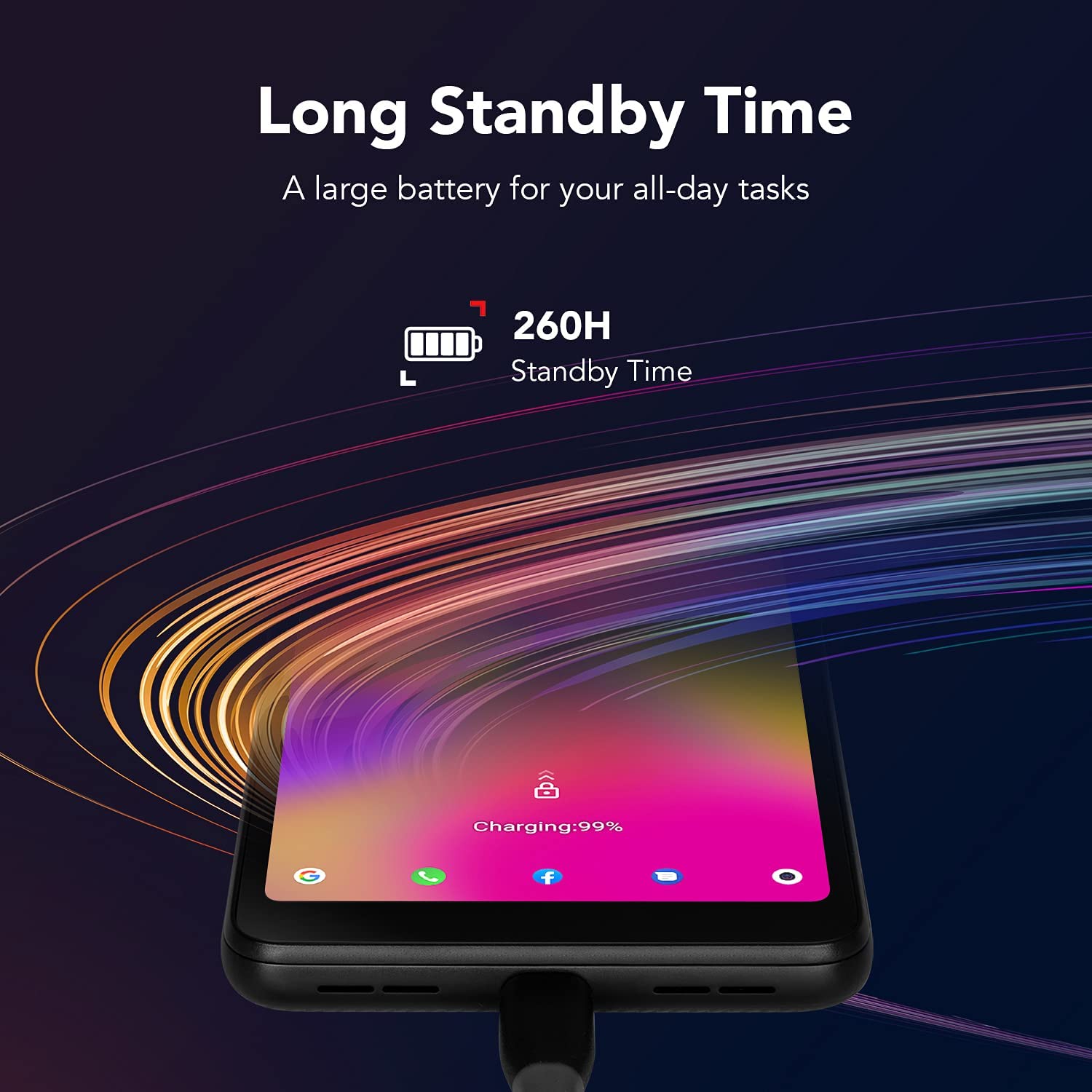 TCL A30 Unlocked Smartphone with 5.5" HD+ Display, 8MP Rear Camera, 32GB+3GB RAM, 3000mAh Battery, Android 11, Prime Black - Image 5
